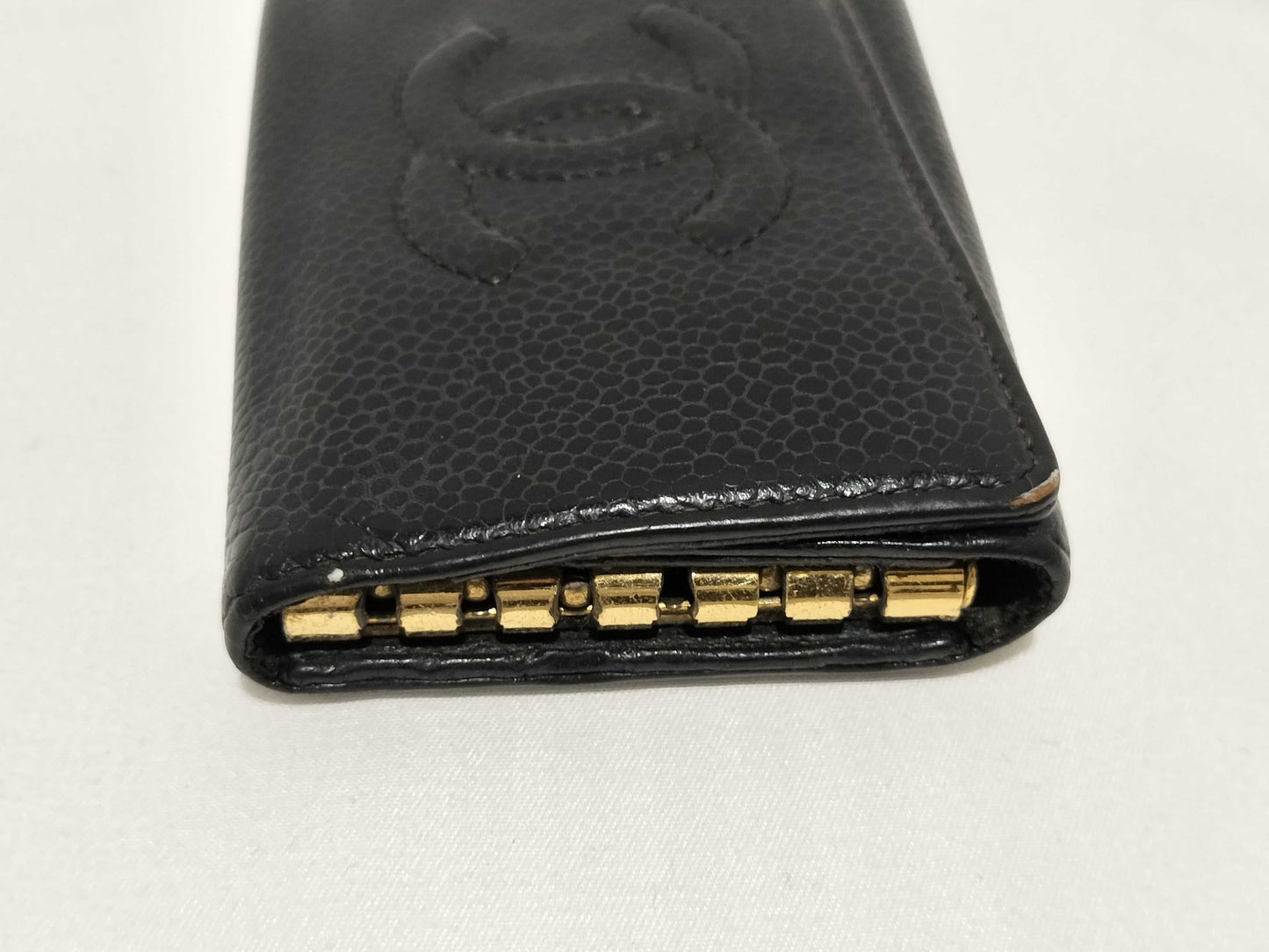 CHANEL Caviar Skin Key Case Key Case/Key Holder
