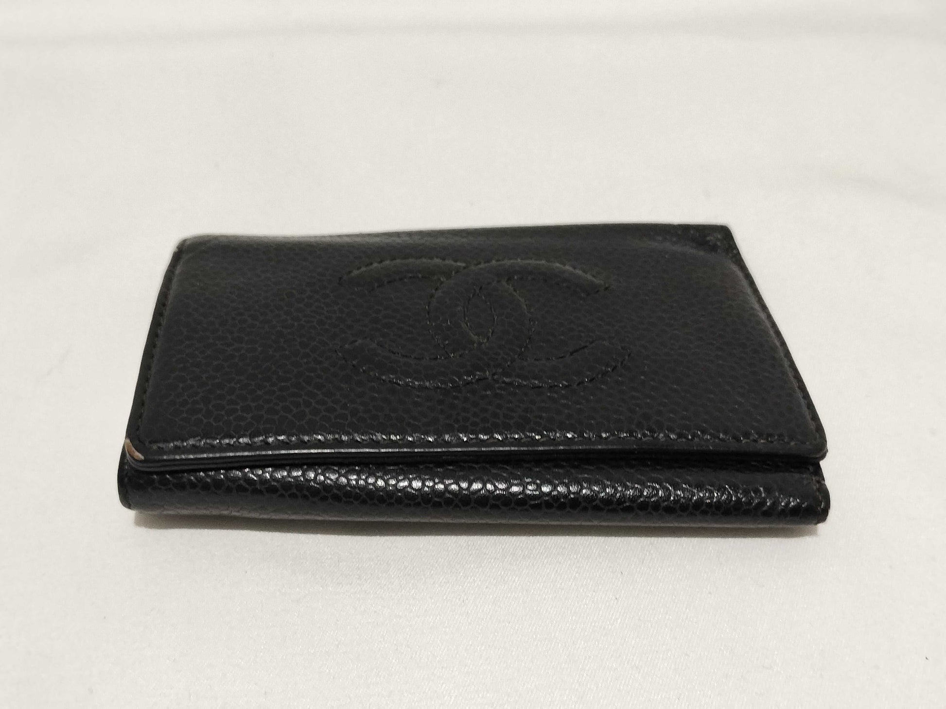 CHANEL Caviar Skin Key Case Key Case/Key Holder