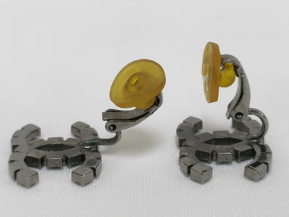 CHANEL Coco Onyx Earrings