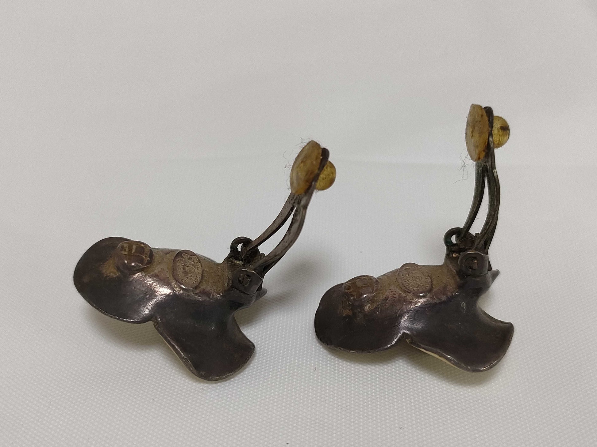 CHANEL Camellia 00T Earrings with Missing Pearls