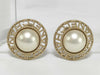 CHANEL A19P Coco Pearl Logo Earrings