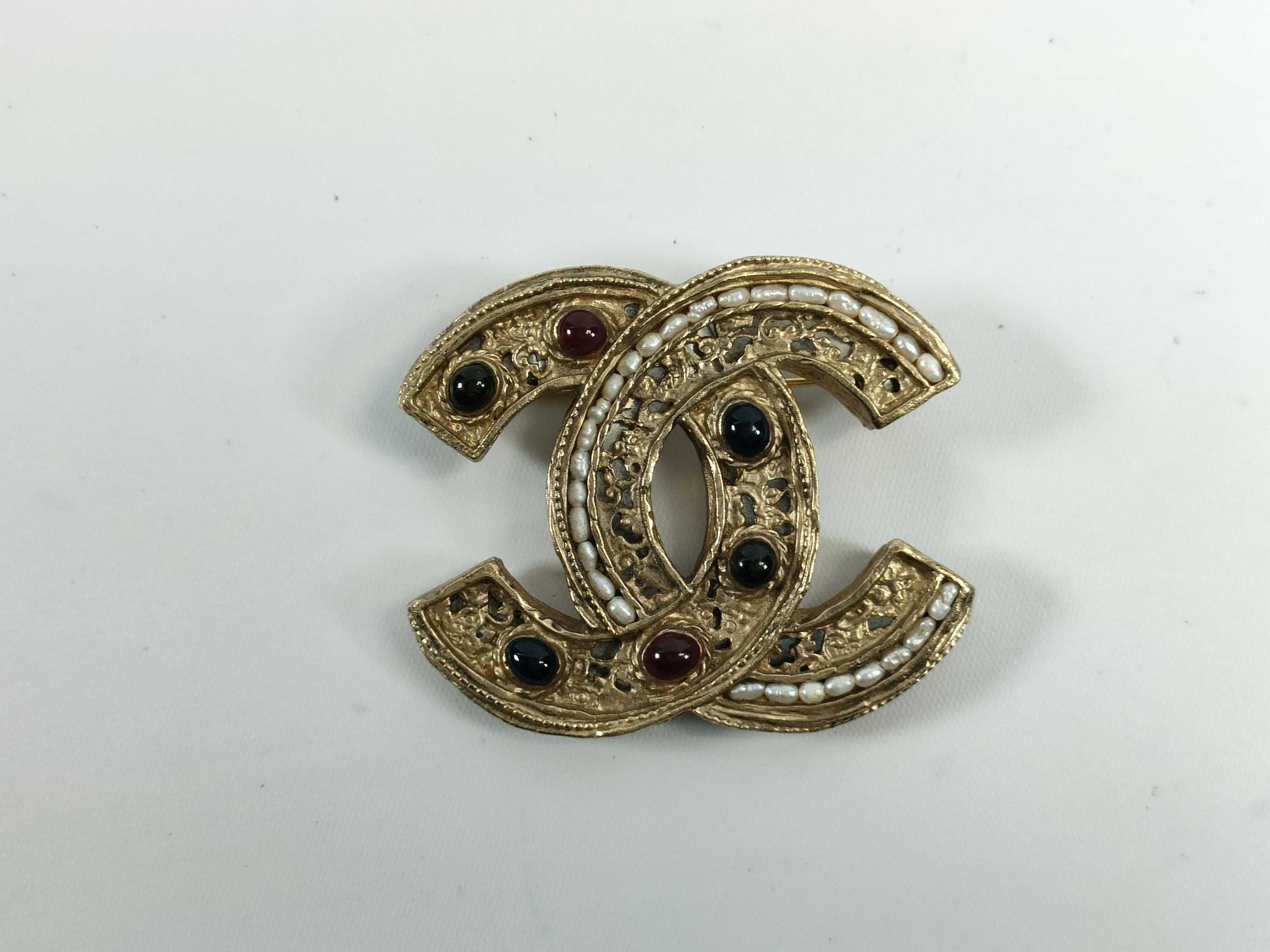 CHANEL Coco Mark A11A Brooch Brooch