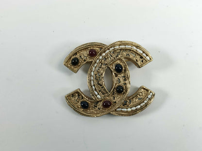 CHANEL Coco Mark A11A Brooch Brooch