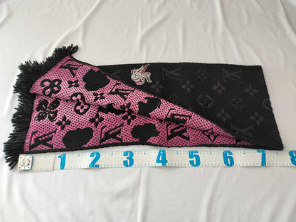 LOUIS VUITTON Monogram Echarpe Logomania Superstation Scarf