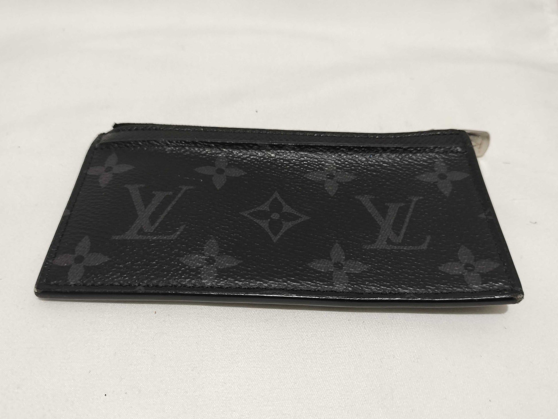 LOUIS VUITTON Monogram Eclipse Coin Card Holder Coin Case
