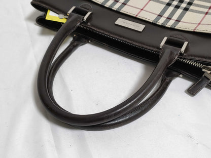 BURBERRY Nova Check Handbag Handbag