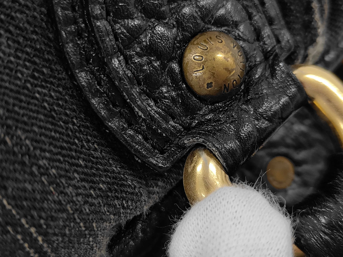 LOUIS VUITTON Monogram Denim M95351 Neocavi MM 2-Way Handbag