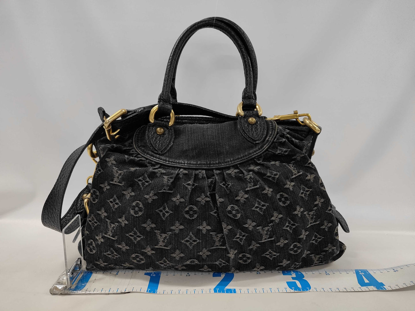 LOUIS VUITTON Monogram Denim M95351 Neocavi MM 2-Way Handbag