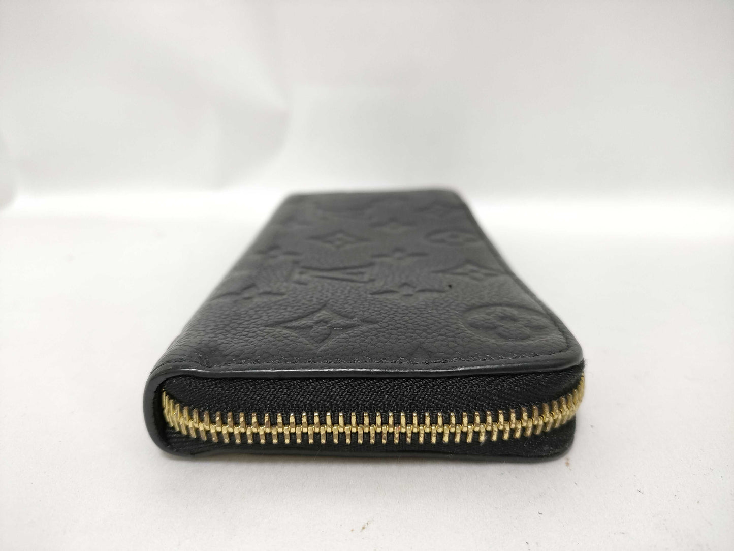 LOUIS VUITTON Monogram Empreinte M60171 Empreinte Portefeuille Clemence Noir Wallet