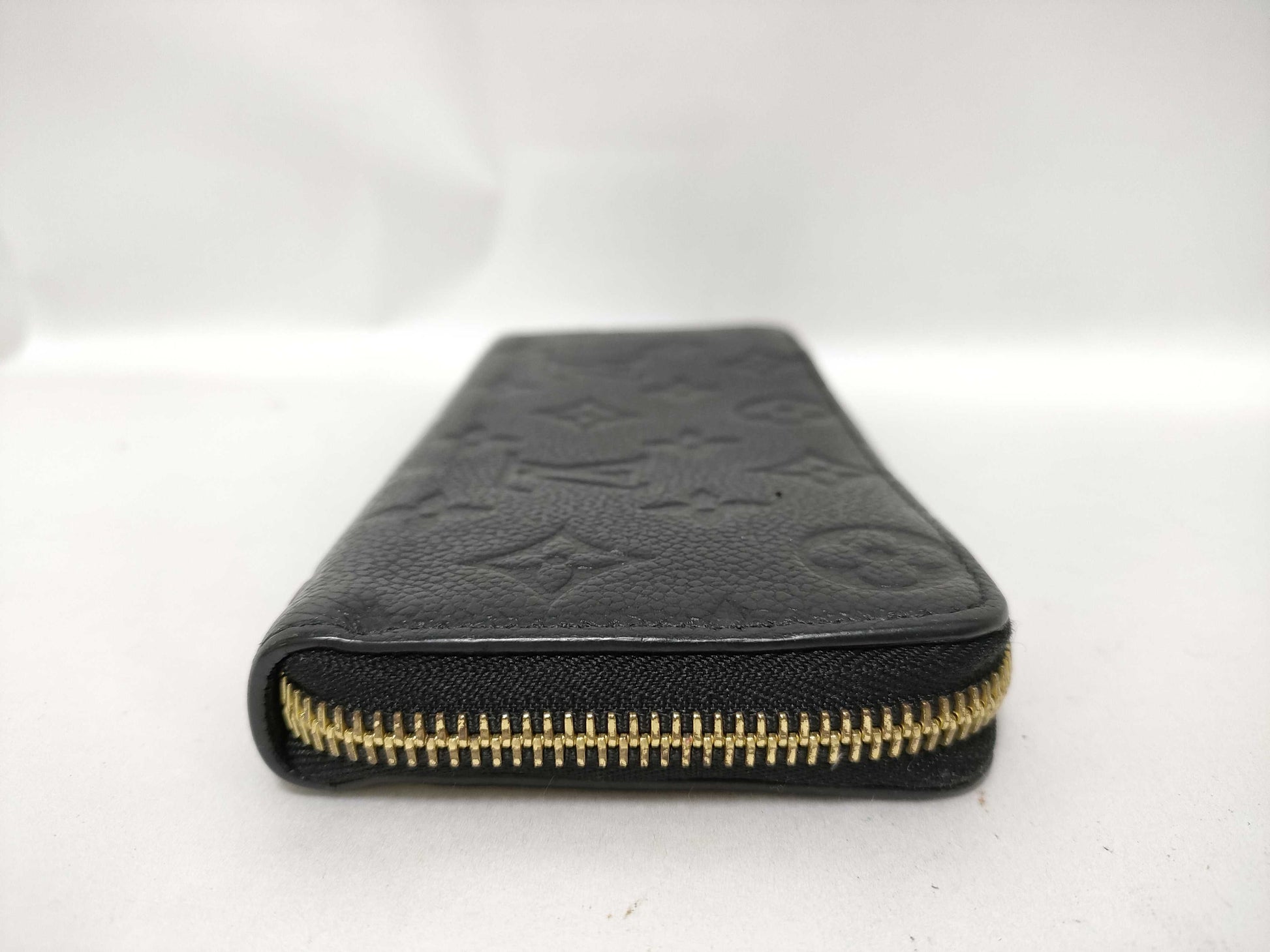 LOUIS VUITTON Monogram Empreinte M60171 Empreinte Portefeuille Clemence Noir Wallet