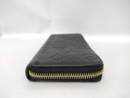 LOUIS VUITTON Monogram Empreinte M60171 Empreinte Portefeuille Clemence Noir Wallet