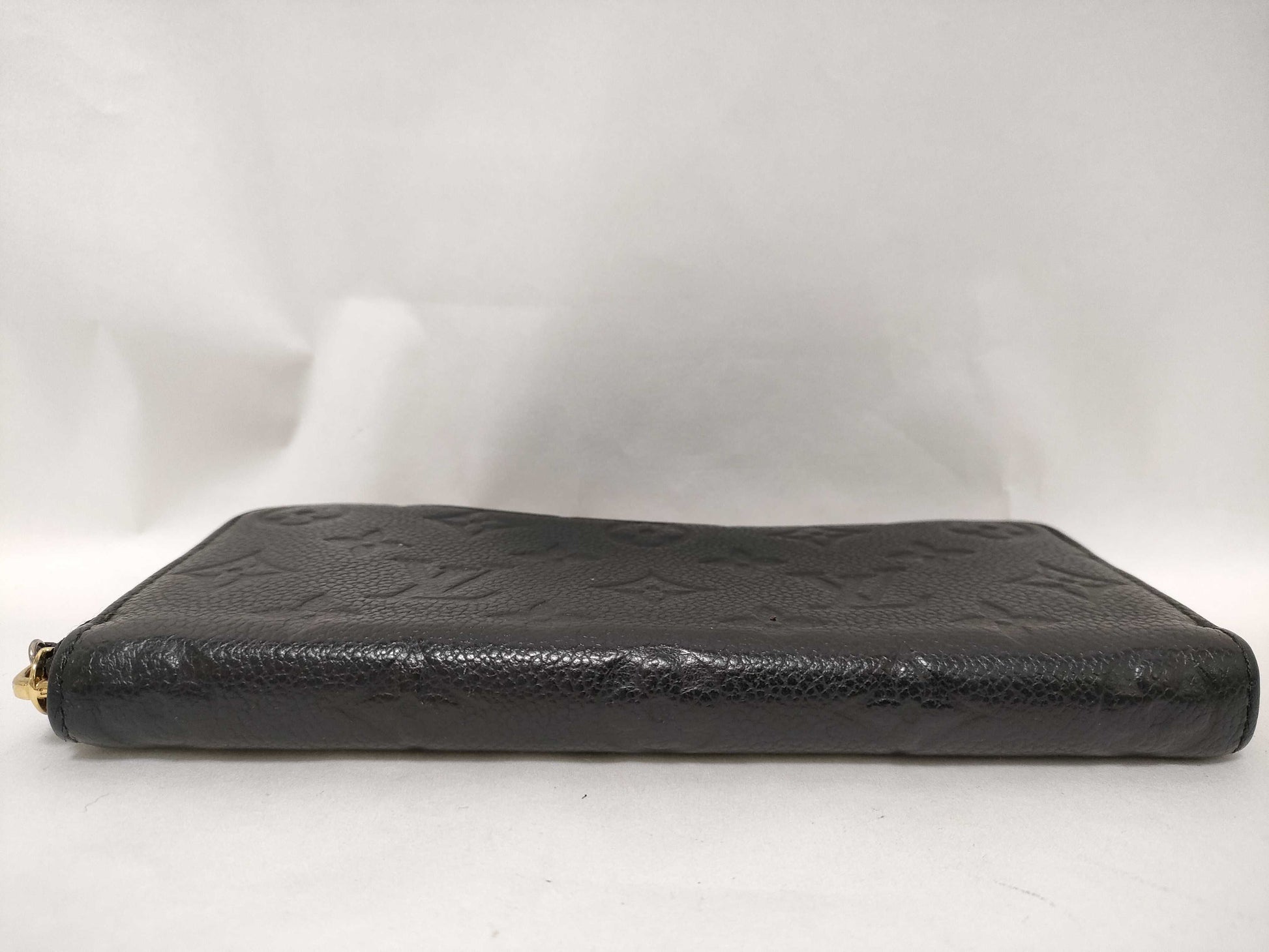 LOUIS VUITTON Monogram Empreinte M60171 Empreinte Portefeuille Clemence Noir Wallet