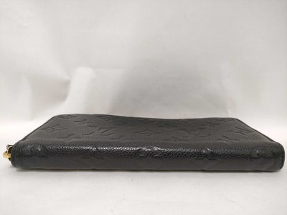 LOUIS VUITTON Monogram Empreinte M60171 Empreinte Portefeuille Clemence Noir Wallet