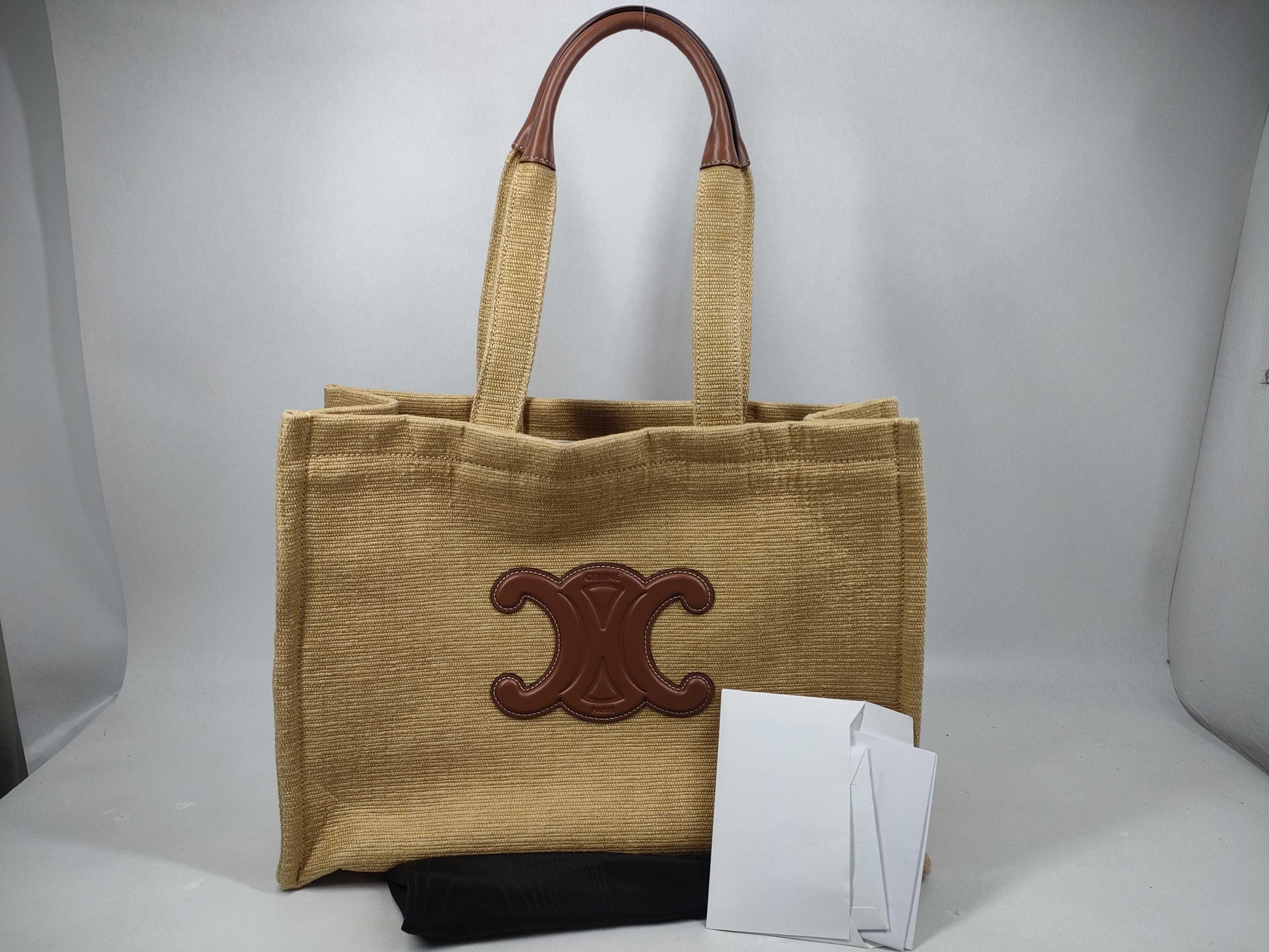 CELINE Cabas/Thais/Large/No Strap Tote Bag