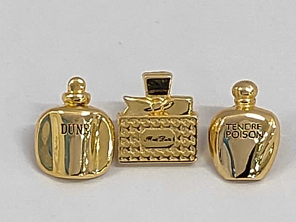 Dior perfume motif pin brooch*3 brooch