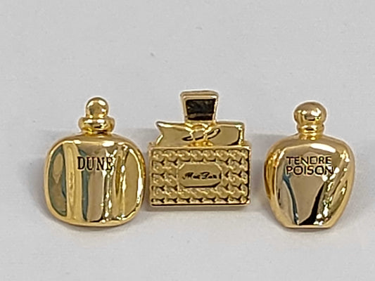 Dior perfume motif pin brooch*3 brooch