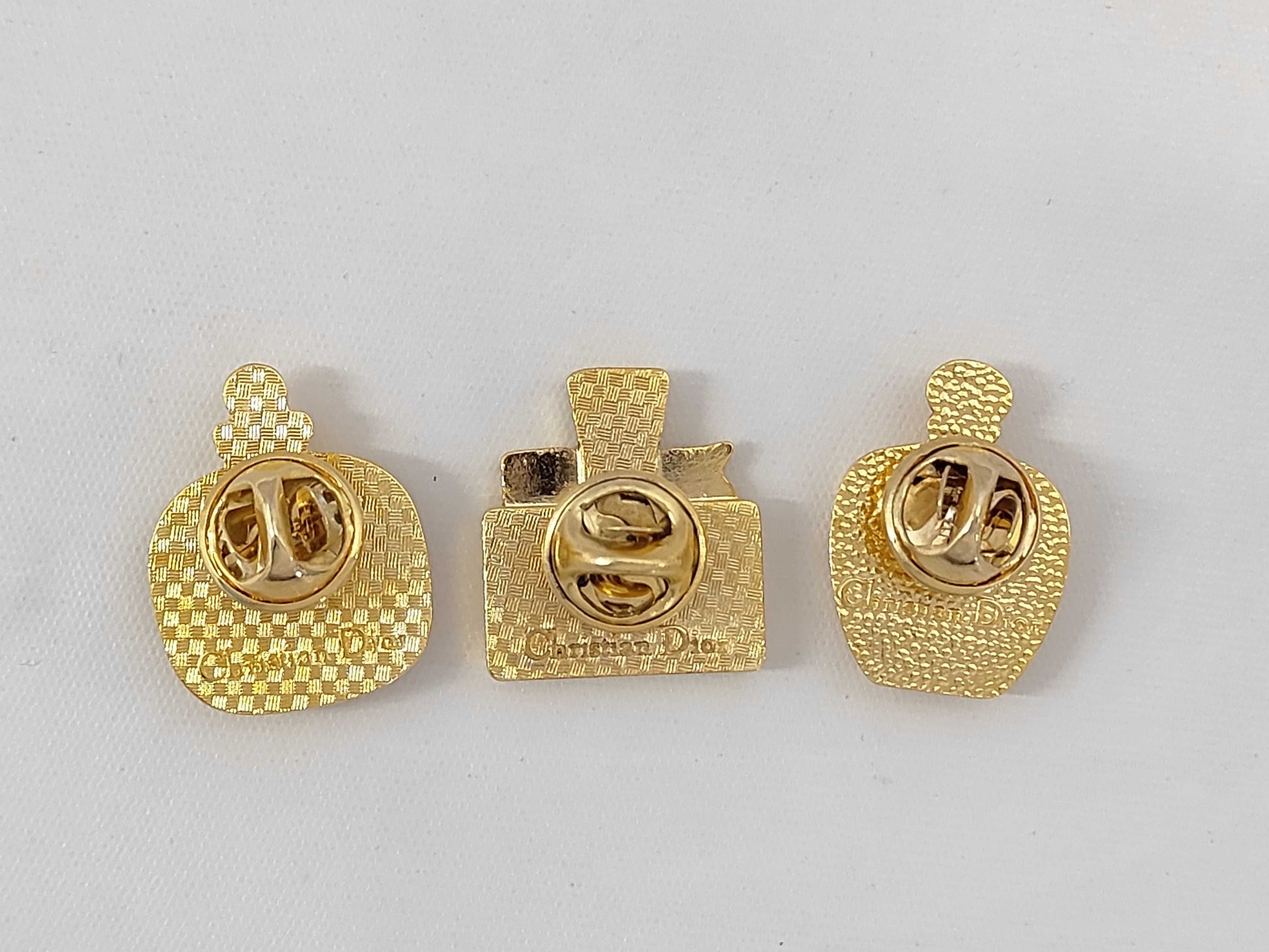 Dior perfume motif pin brooch*3 brooch
