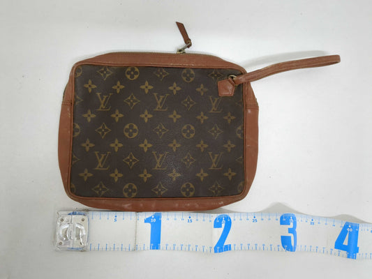 LOUIS VUITTON Monogram Clutch Bag/Pass Case/Card Case Second Bag