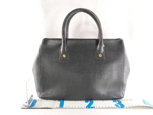 FURLA 2-way handbag with bag charm, black