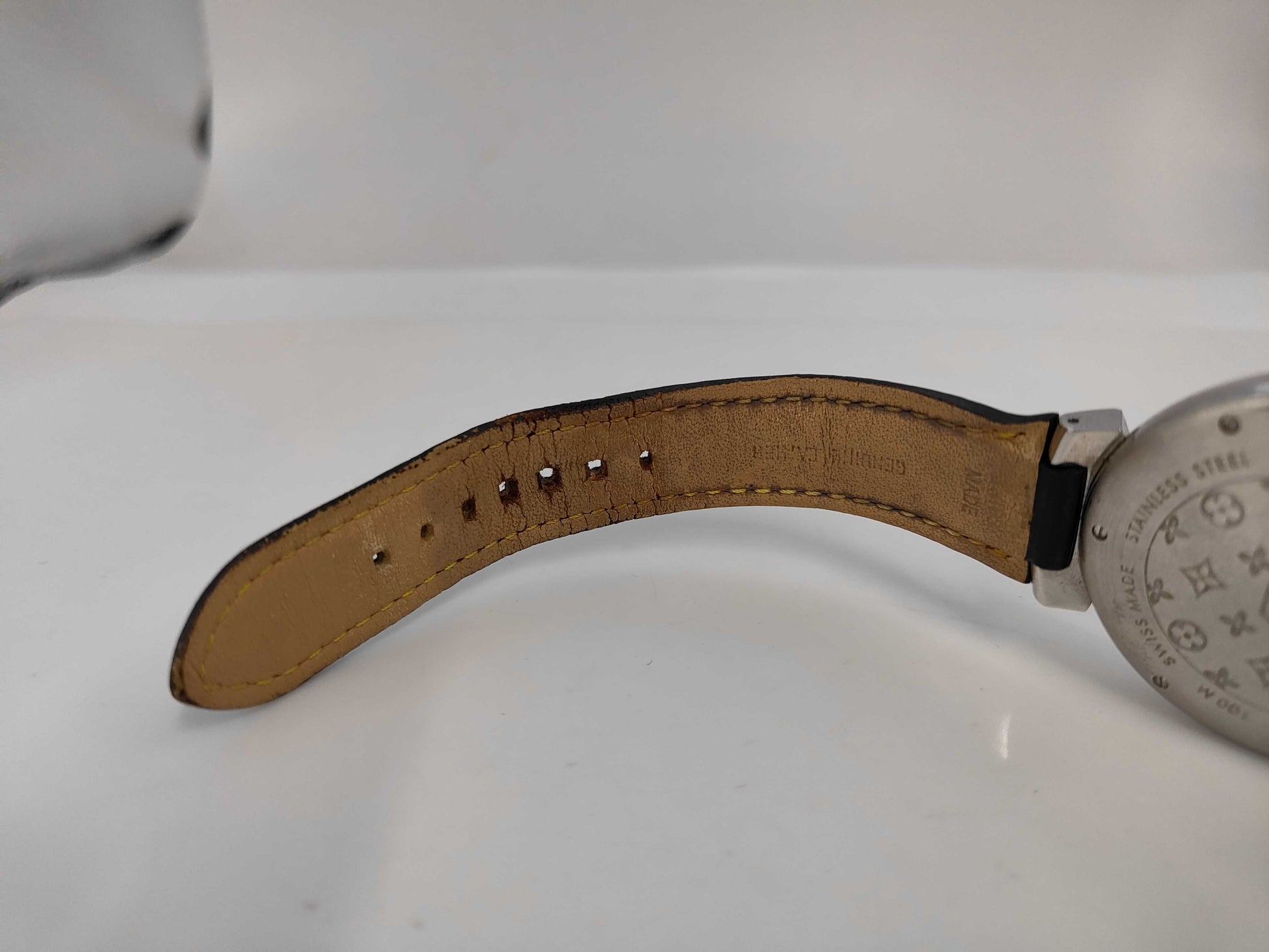 LOUIS VUITTON Tambour Q1111 CY9543 Quartz Men's Watch