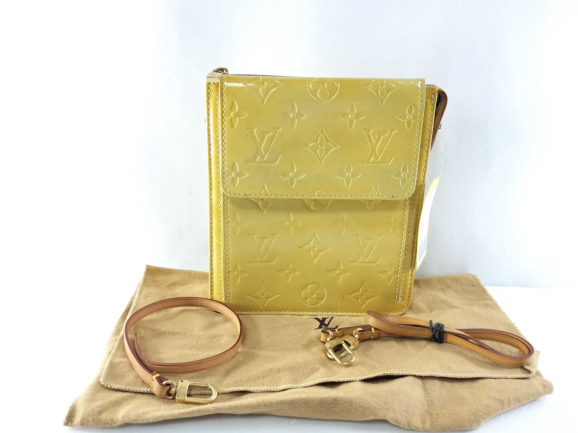 LOUIS VUITTON Vernis Motto Shoulder Bag