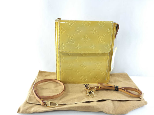 LOUIS VUITTON Vernis Motto Shoulder Bag