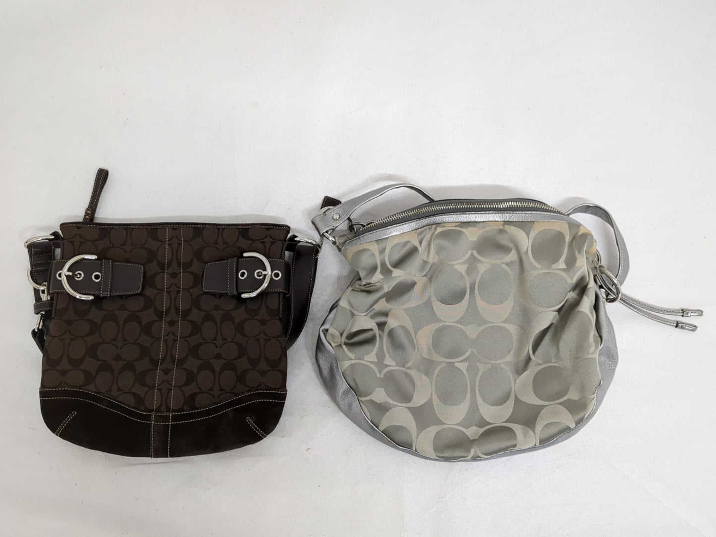 COACH Signature 3574 Shoulder Bag/13707 2-Piece Shoulder Bag Set