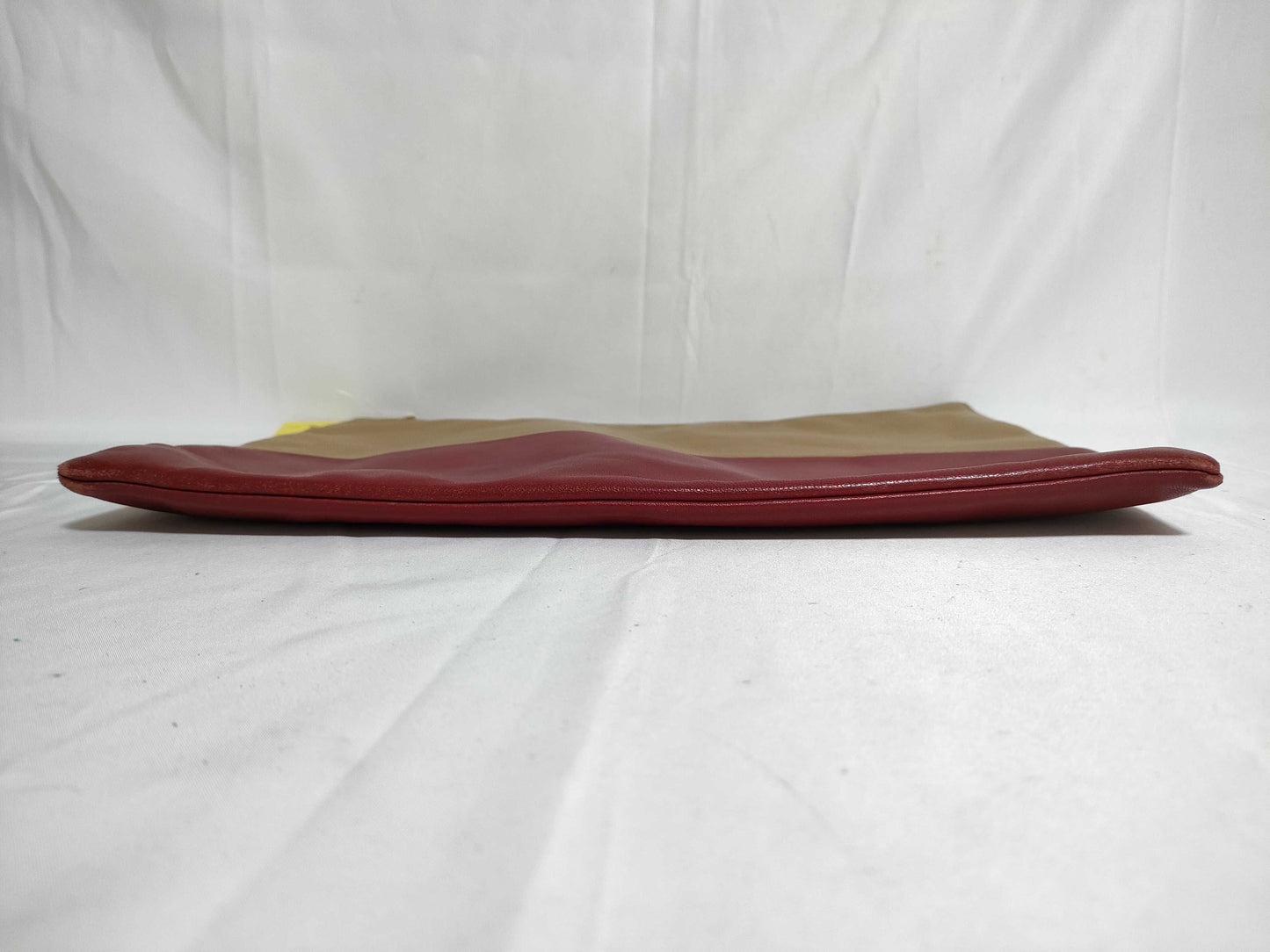 CELINE Leather Clutch Two-Tone Clutch Bag