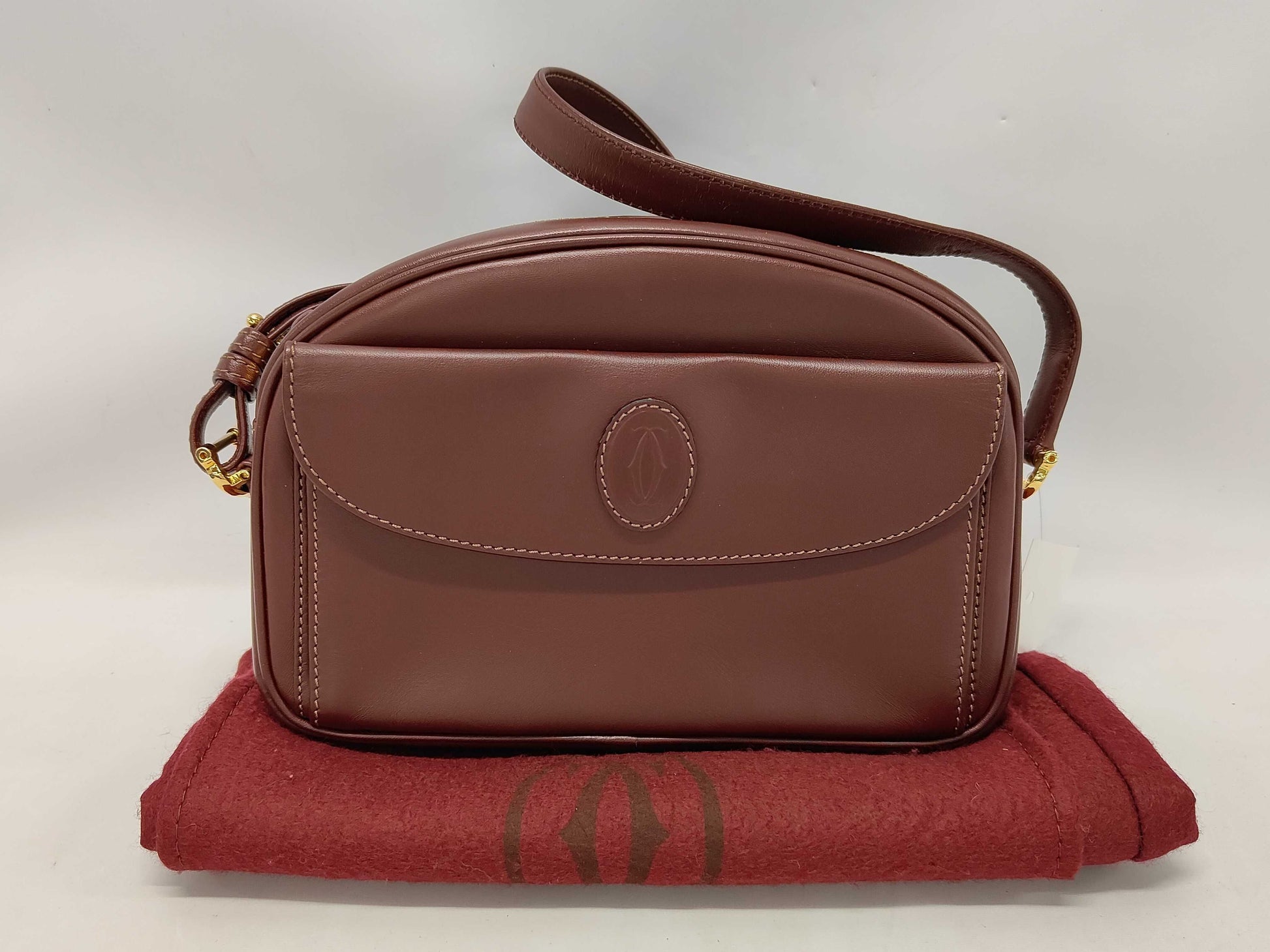 Cartier Bordeaux Shoulder Bag