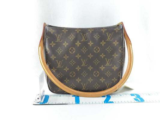 LOUIS VUITTON Monogram M51146 Looping MM Shoulder Bag