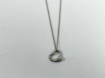 Tiffany & Co. Open Heart SV925 3.4g Necklace