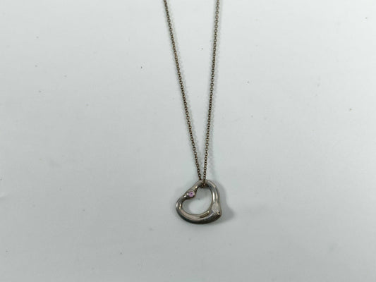 Tiffany & Co. Open Heart SV925 3.4g Necklace