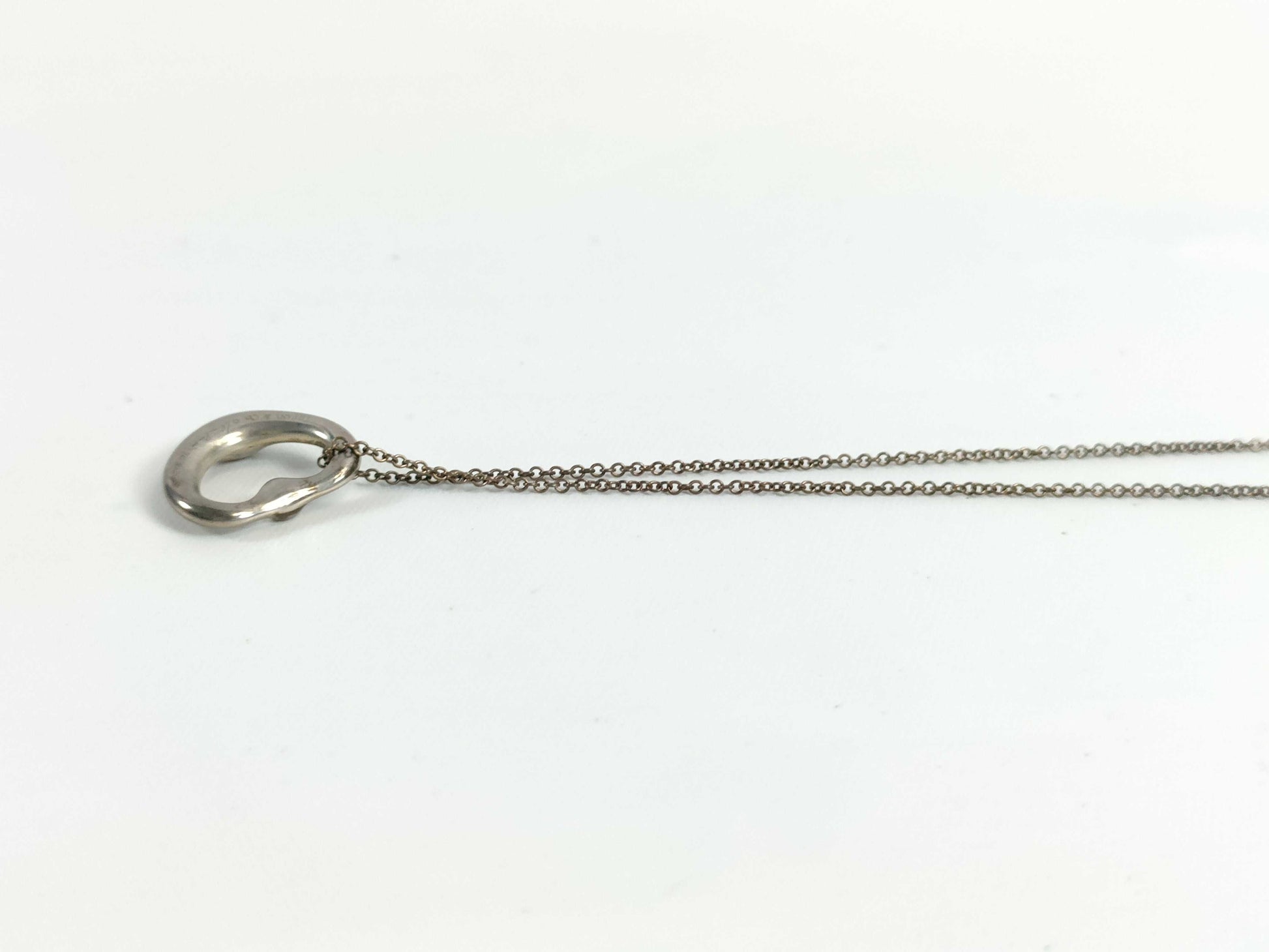 Tiffany & Co. Open Heart SV925 3.4g Necklace