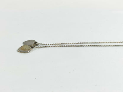 Tiffany & Co. Return to Double Heart Pink SV925 2.7g Necklace