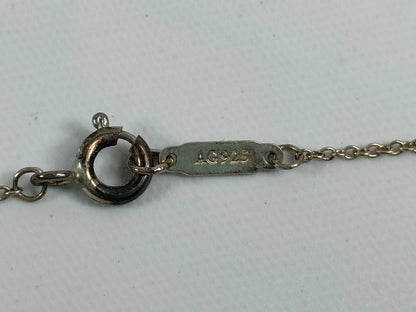 Tiffany & Co. Return to Double Heart Pink SV925 2.7g Necklace