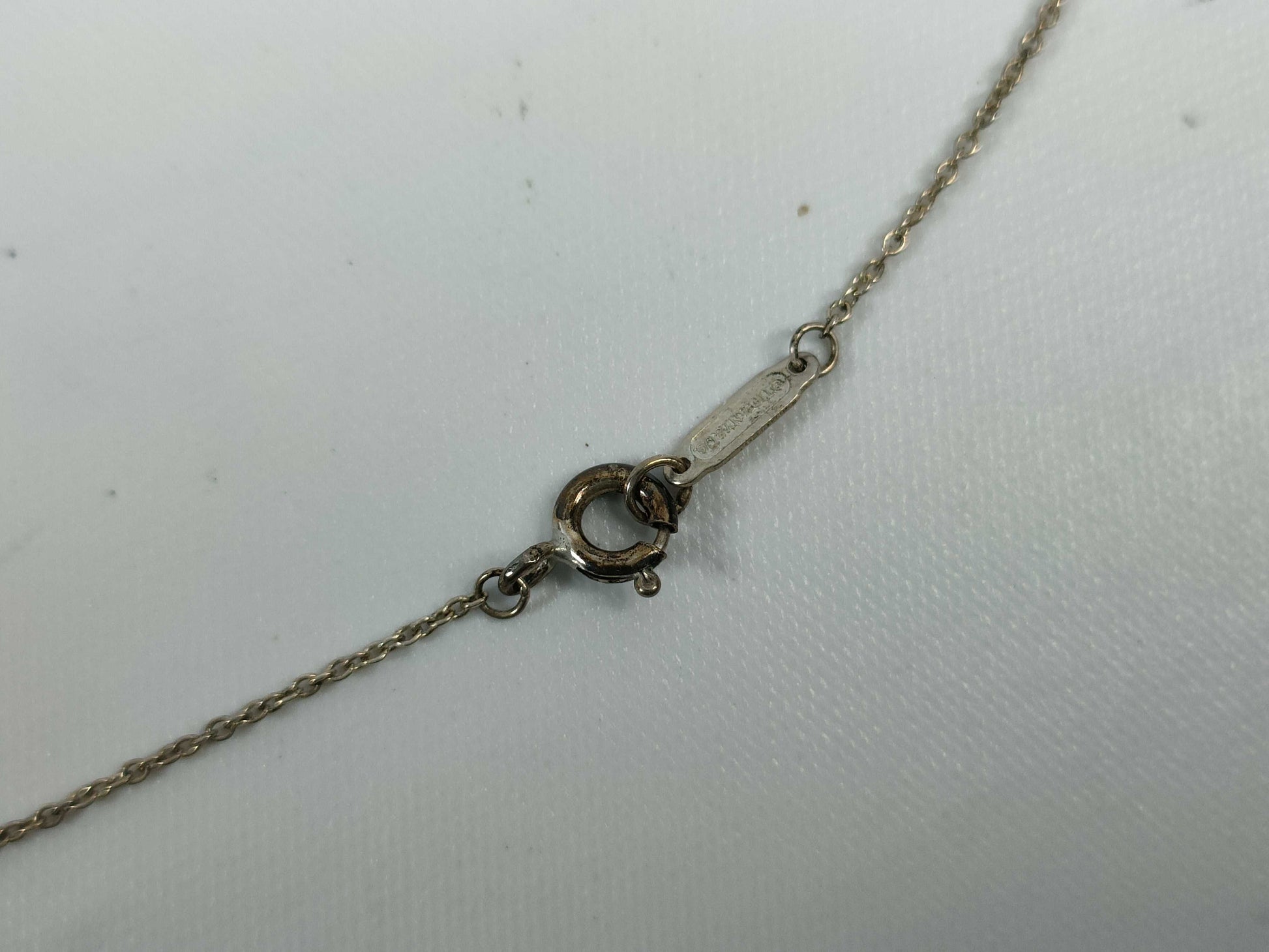 Tiffany & Co. Return to Double Heart Pink SV925 2.7g Necklace