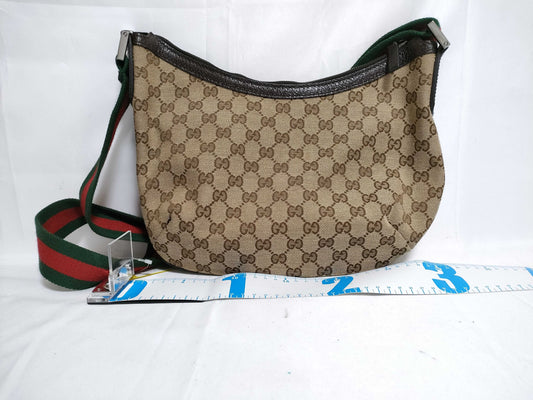 GUCCI GG Canvas 181092 Sherry One-Shoulder Shoulder Bag
