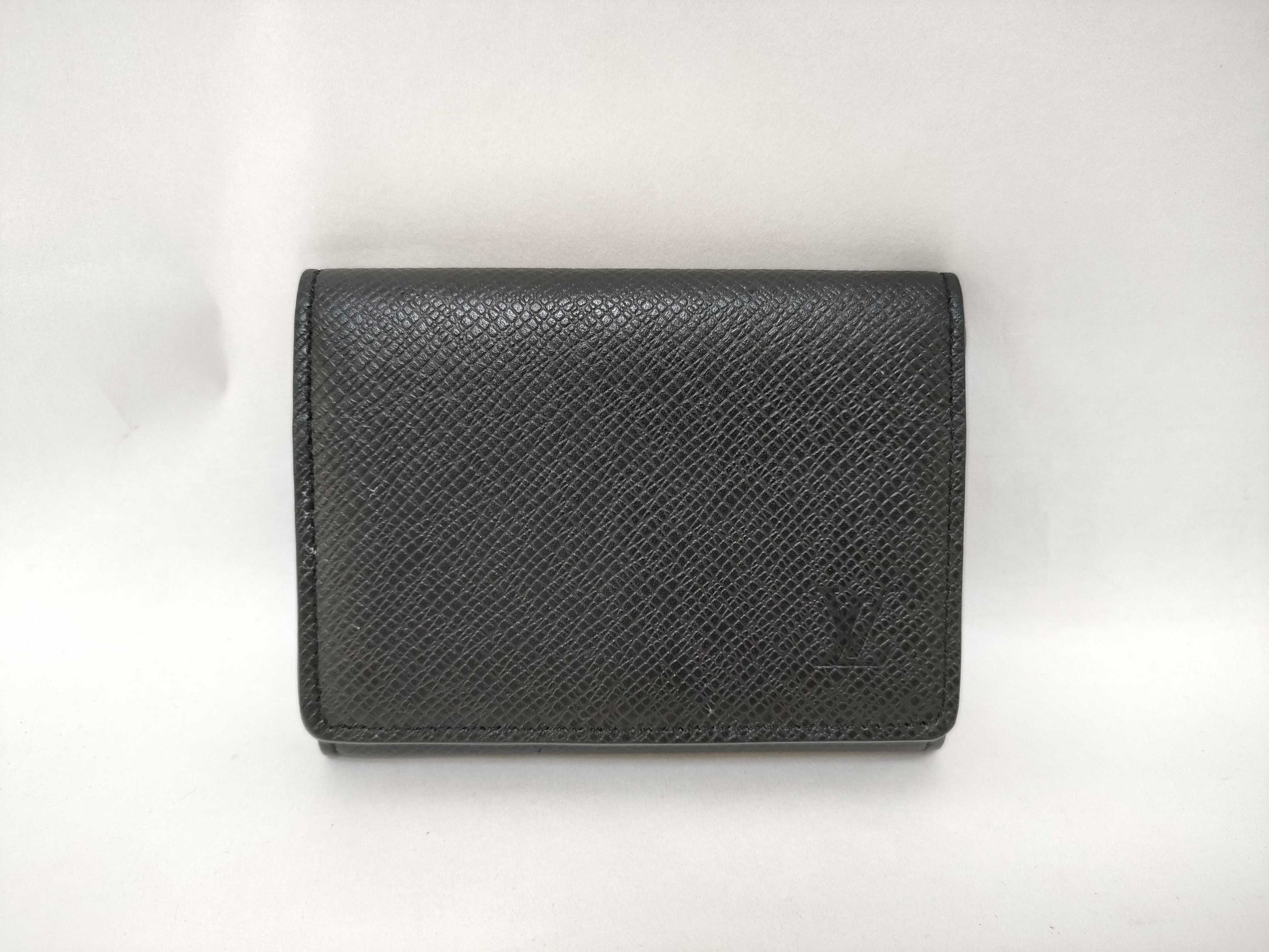 LOUIS VUITTON Taiga M64595 Envelope Carte de Visite NM Card Case, Pass Case, Business Card Holder