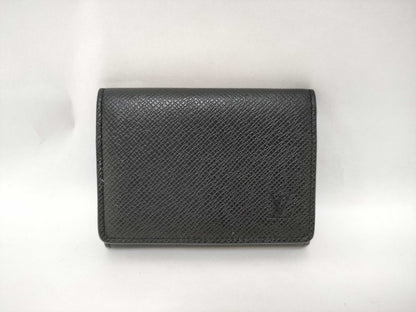 LOUIS VUITTON Taiga M64595 Envelope Carte de Visite NM Card Case, Pass Case, Business Card Holder