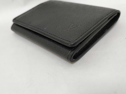 LOUIS VUITTON Taiga M64595 Envelope Carte de Visite NM Card Case, Pass Case, Business Card Holder