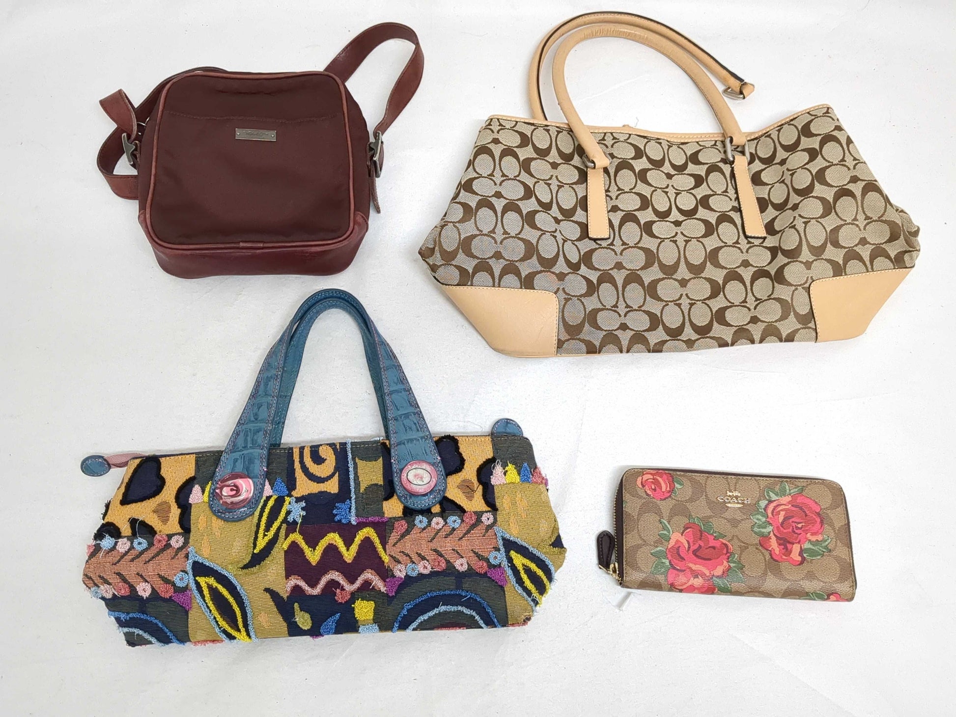 COACH Signature ThinkBee Bag/Wallet Accessory Set Tote Bag