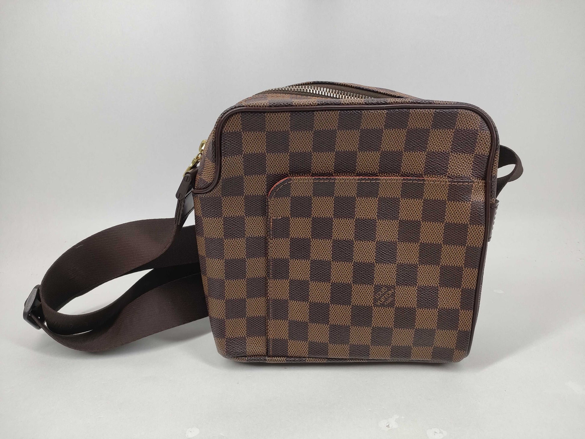 LOUIS VUITTON Damier N41442 Olaf PM Shoulder Bag