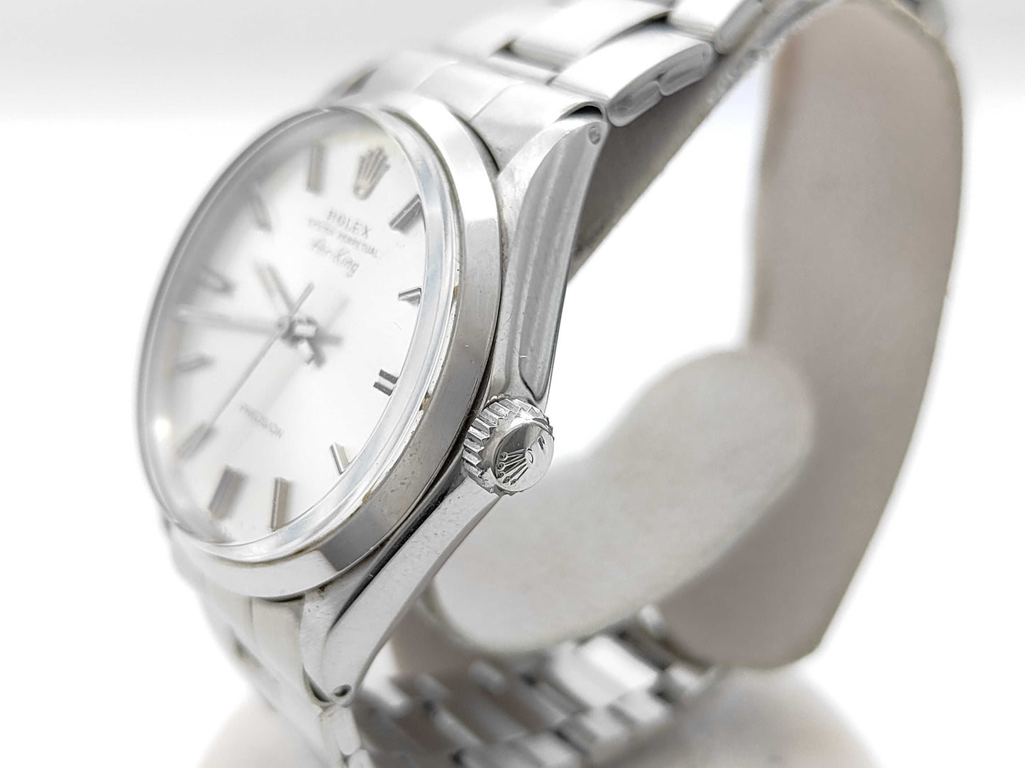 ROLEX 5500 2260315 Silver Dial Oyster Boys' Watch