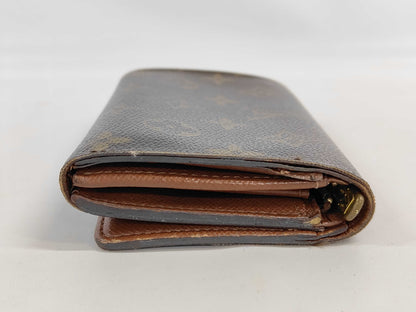LOUIS VUITTON Monogram Portefeuille Monet Pied Tresor Wallet
