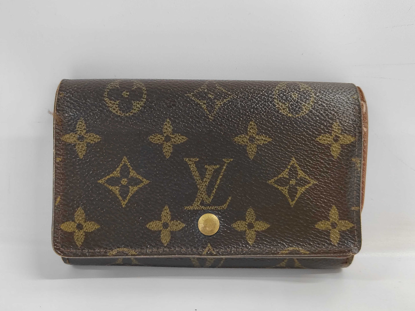 LOUIS VUITTON Monogram Portefeuille Monet Pied Tresor Wallet