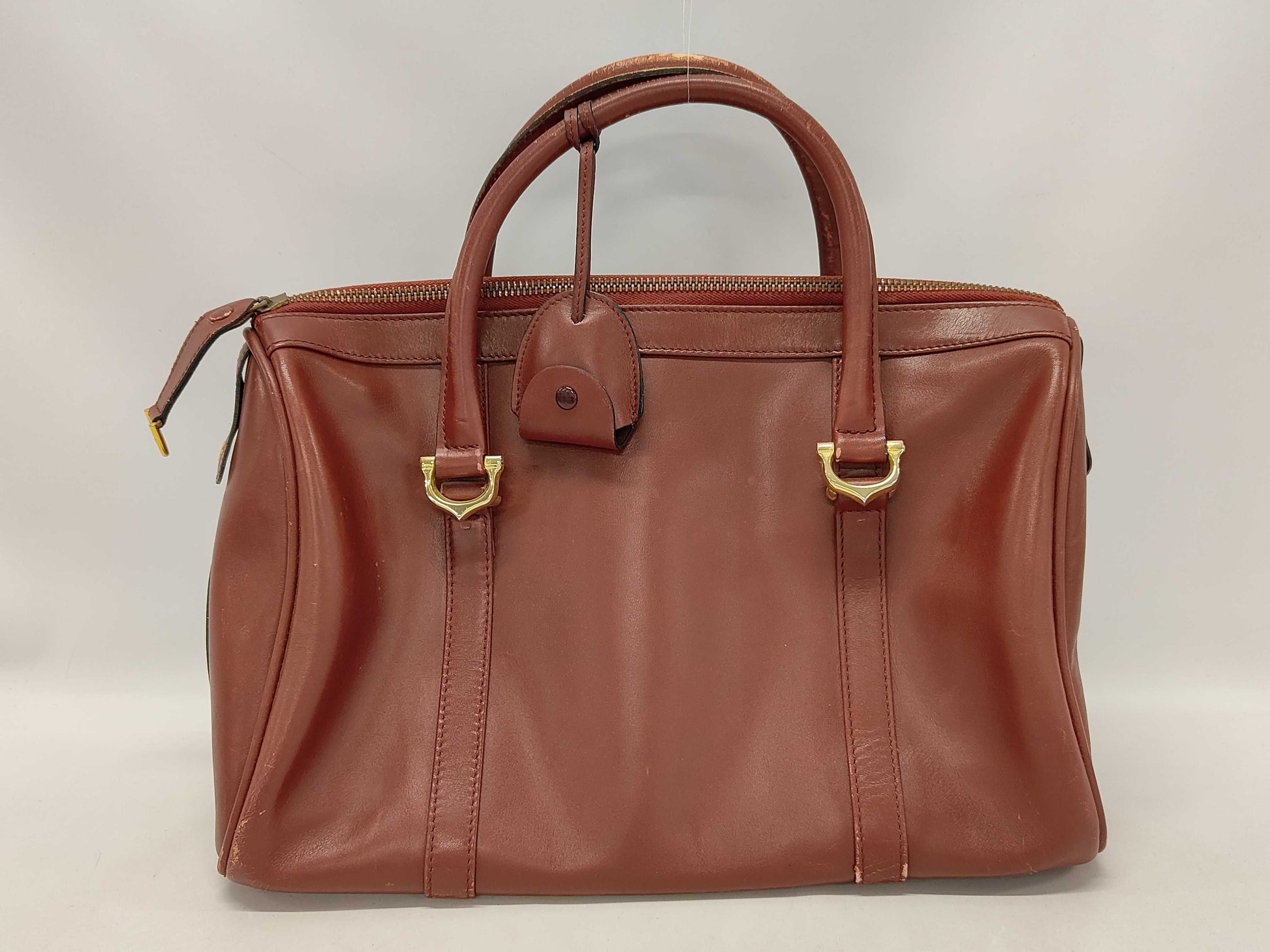 Cartier Must Leather Boston Bag Handbag