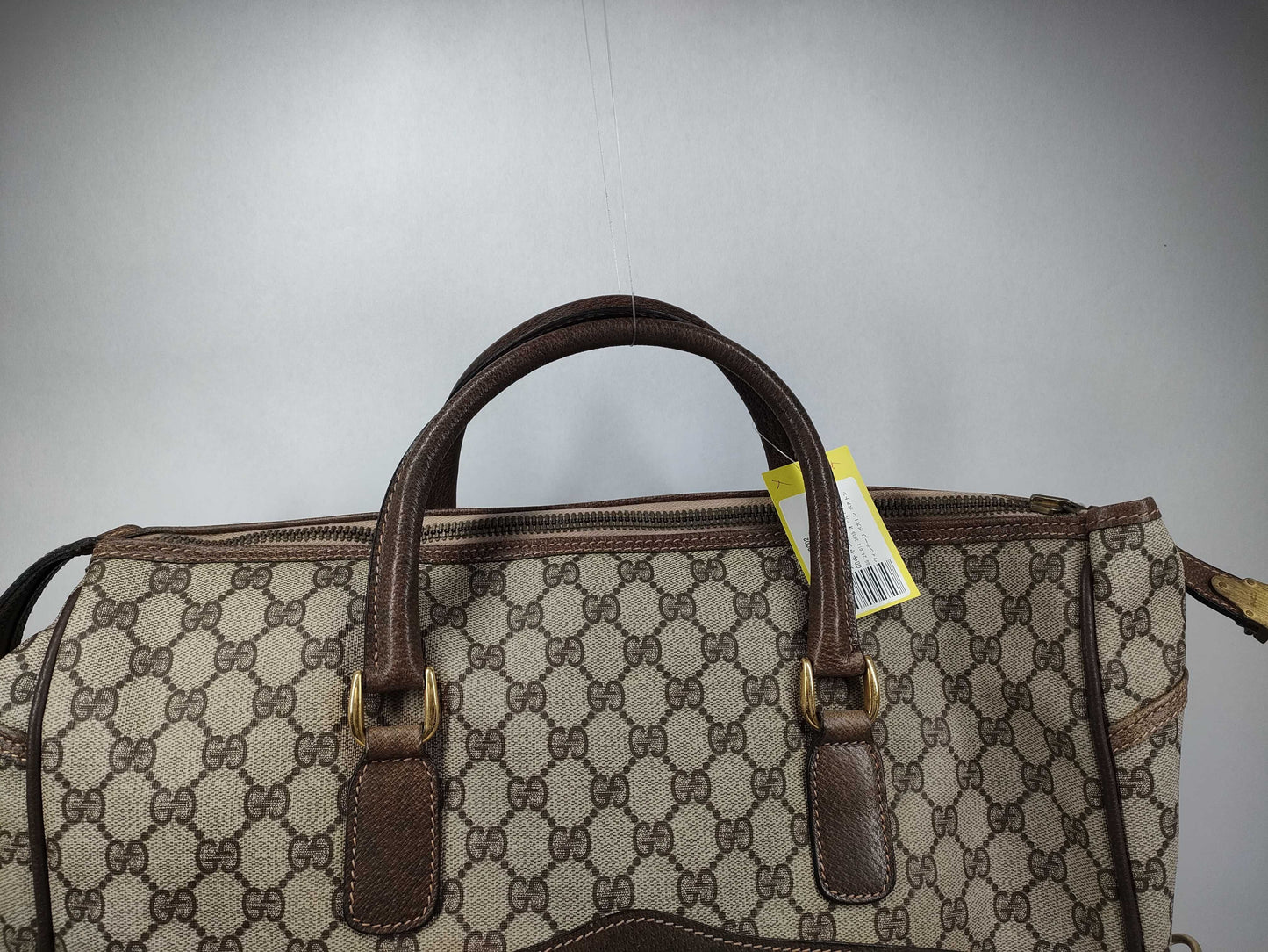 GUCCI GG Canvas GG 24 012 3635 Old Gucci Vintage Boston Bag