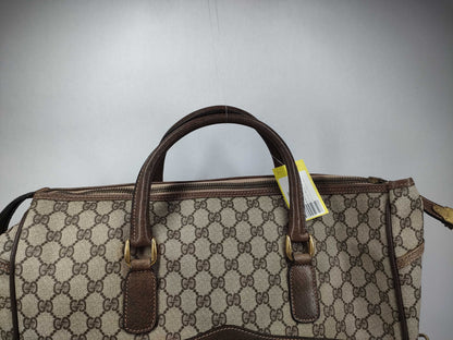 GUCCI GG Canvas GG 24 012 3635 Old Gucci Vintage Boston Bag