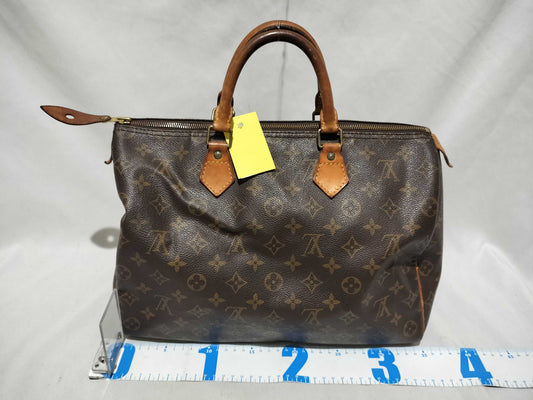 LOUIS VUITTON Monogram Speedy 35 Boston Bag
