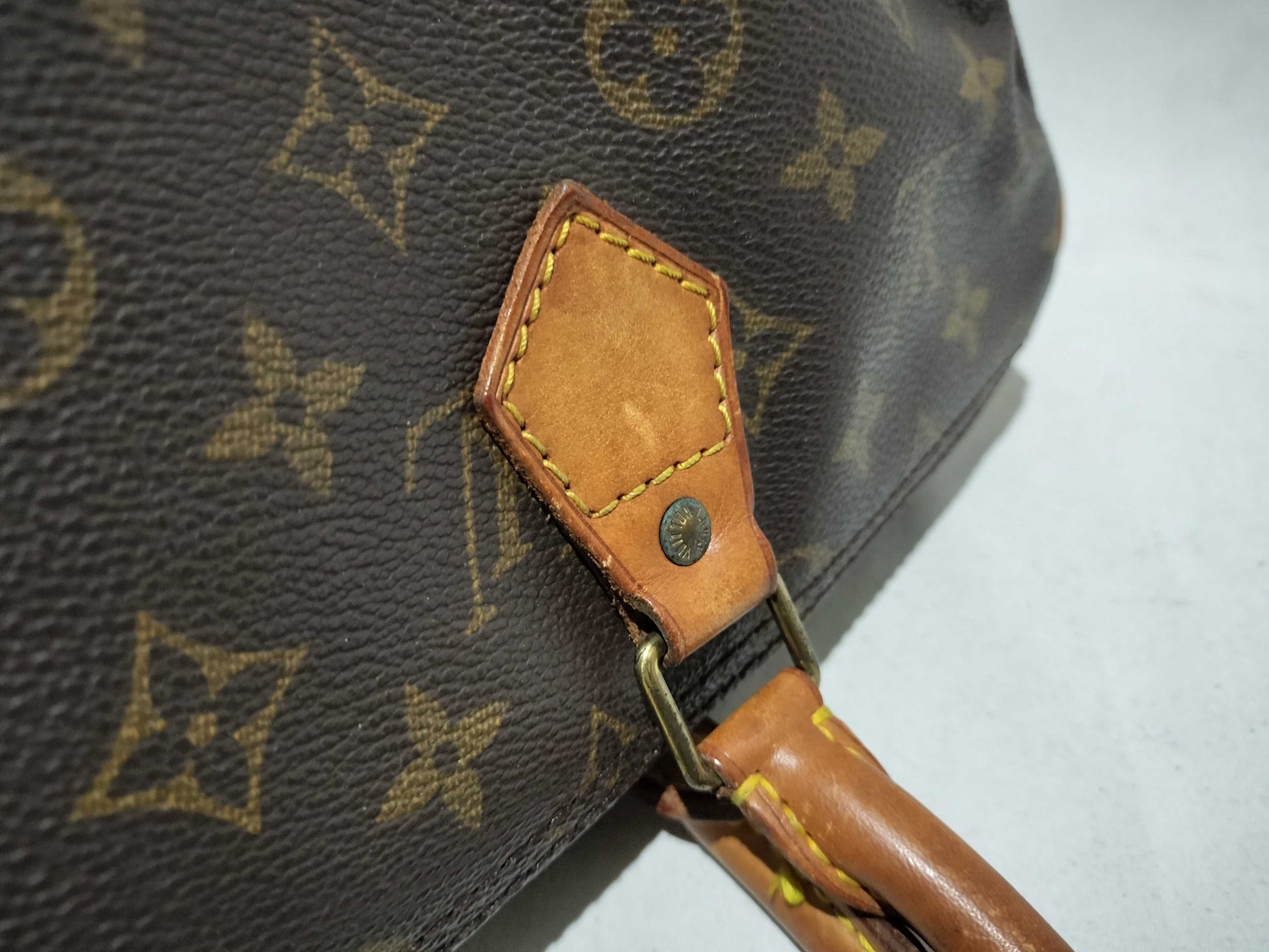 LOUIS VUITTON Monogram Speedy 35 Boston Bag